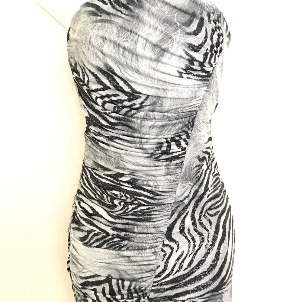 Sexy Animal Print Mini Dress